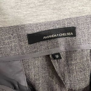 Grey Ankle Dress Pants